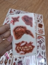 Hình Xăm Dán Halloween - Hình Xăm Sẹo Giả