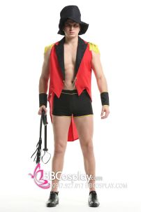 Trang Phục Nam Người Luyện Thú Xiếc Circus Ringmaster Cho Gymer