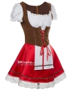 Đầm Dirndl Áo May Kèm Tạp Dề