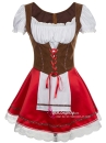 Đầm Dirndl Áo May Kèm Tạp Dề