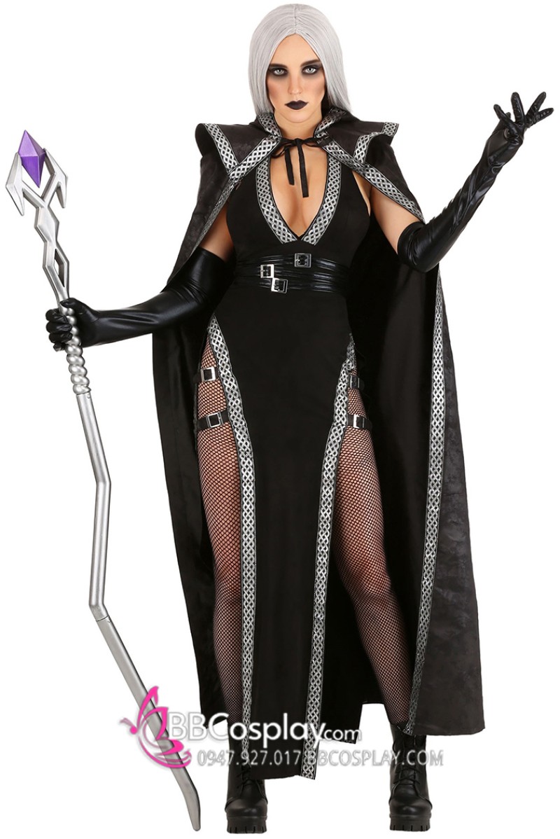 Halloween Trang Phục Phù Thuỷ Urban Warlock Quyền Lực