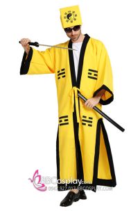 Trang Phục Thầy Cúng - Trang Phục Đạo Sĩ Kiểu Trung Màu Vàng