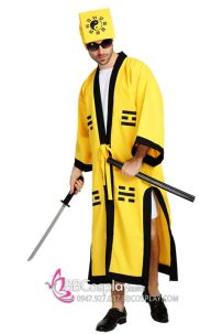 Trang Phục Thầy Cúng - Trang Phục Đạo Sĩ Kiểu Trung Màu Vàng