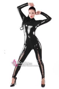 Jumpsuit Nữ Sexy Da Bóng