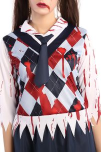 Quần Áo Nữ Sinh Zombie Hoá Trang Halloween