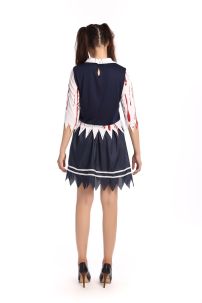 Quần Áo Nữ Sinh Zombie Hoá Trang Halloween