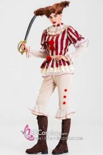 Halloween Đồ Nữ Sadistic Clown Kinh Dị
