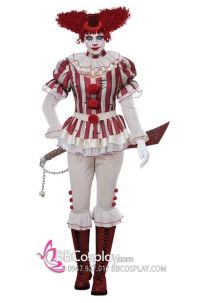 Halloween Đồ Nữ Sadistic Clown Kinh Dị