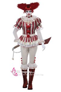 Halloween Đồ Nữ Sadistic Clown Kinh Dị
