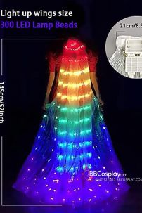 Cánh Bướm Có LED - Cánh Thiên Thần Đèn Led 7 Màu