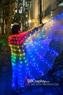 Cánh Bướm Có LED - Cánh Thiên Thần Đèn Led 7 Màu