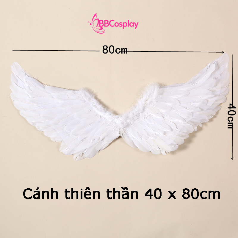 Cánh Thiên Thần Lông Ngỗng 80X40Cm