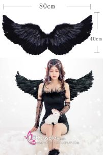 Tất cả sản phẩm Cánh Ác Quỷ Lông Ngỗng Đen 80X40Cm Cánh Ác Quỷ Lông Ngỗng Đen 80X40Cm