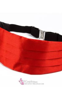 Đai Nịt Bụng Xếp Ly Đai Nịt Bụng Chú Rể Trắng/Đen/Đỏ