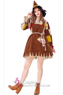 Bộ Hoá Trang Halloween Bù Nhìn Dorothy Of Oz