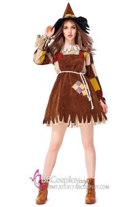 Bộ Hoá Trang Halloween Bù Nhìn Dorothy Of Oz