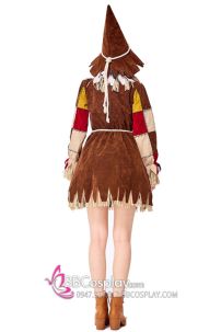 Bộ Hoá Trang Halloween Bù Nhìn Dorothy Of Oz