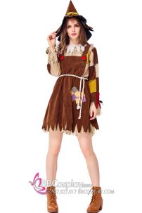 Bộ Hoá Trang Halloween Bù Nhìn Dorothy Of Oz