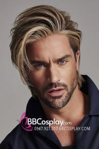 Tóc Giả Nam Idol Vàng Nâu