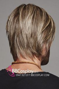 Tóc Giả Nam Idol Vàng Nâu