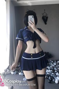 Trang Phục Nữ Cảnh Sát Sexy 2 Mảnh