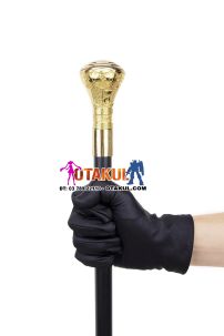 Gậy Quý Tộc Đầu Tròn Vàng Hoa Văn Tinh Tế Đẹp Mắt Tỉ Mĩ