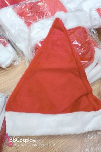 Nón Noel Vải Nhung Giá Rẻ