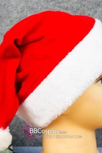 Nón Noel Vải Nhung Giá Rẻ