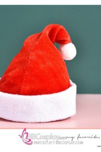 Nón Noel Vải Nhung Giá Rẻ