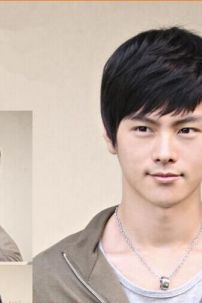 Tóc Giả Nam Hàn Quốc Màu Đen - Nâu - Nâu Sáng