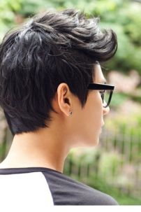 Tóc Giả Nam Hàn Quốc Mái Vuốt Ngược