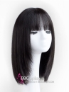 Tóc Giả Đen Cúp Ngang Vai Mái Ngang Xinh Xắn