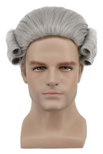 Tóc Giả Quý Tộc -  Màu Xám Bạc