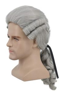 Tóc Giả Quý Tộc -  Màu Xám Bạc