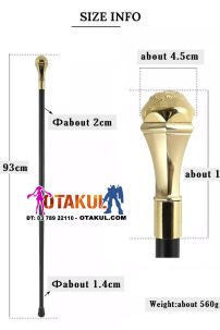 Gậy Quý Tộc Đầu Tròn Vàng Đại Bàng - Đẳng Cấp Sang Trọng Tinh Tế Độc Đáo