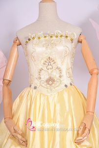 Đồ Dạ Tiệc Tiểu Thư Dạng Váy Cúp Ngực  - Màu Vàng