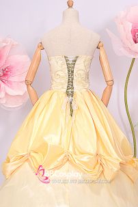 Đồ Dạ Tiệc Tiểu Thư Dạng Váy Cúp Ngực  - Màu Vàng