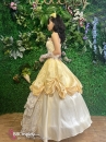 Trang Phục Dạ Tiệc Tiểu Thư Dạng Váy Cúp Ngực  - Màu Vàng