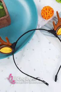 Cài Tóc Sừng Tuần Lộc Nhỏ Tai Vàng