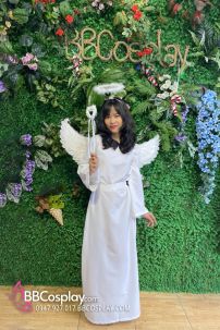 Trang Phục Thiên Thần Trắng Giáng Sinh Có Cánh