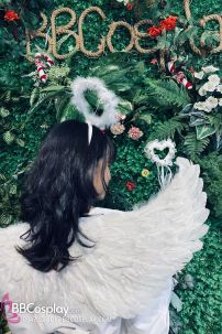 Trang Phục Thiên Thần Trắng Giáng Sinh Có Cánh