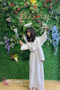 Trang Phục Thiên Thần Trắng Giáng Sinh Có Cánh