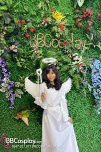 Trang Phục Thiên Thần Trắng Giáng Sinh Có Cánh