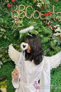 Trang Phục Thiên Thần Trắng Giáng Sinh Có Cánh