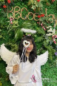 Trang Phục Thiên Thần Trắng Giáng Sinh Có Cánh