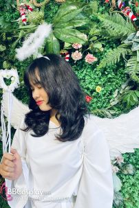 Trang Phục Thiên Thần Trắng Giáng Sinh Có Cánh