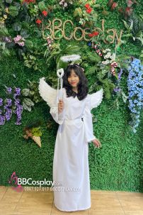 Trang Phục Thiên Thần Trắng Giáng Sinh Có Cánh