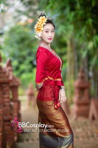 Trang Phục Đồ Thái - Vân Nam Nữ Mẫu Đỏ