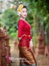Đồ Trang Phục Thái - Vân Nam Nữ Mẫu Đỏ