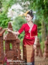 Đồ Trang Phục Thái - Vân Nam Nữ Mẫu Đỏ
